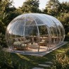 Igloo Terace Astreea Max panoramic modular, Policarbonat, panorama 360° complet aluminiu, 2 usi glisante, 4 dimensiuni
