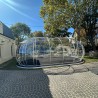 Igloo Terace Astreea Max panoramic modular, Policarbonat, panorama 360° complet aluminiu, 2 usi glisante, 4 dimensiuni