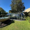 Igloo Terace Astreea Max panoramic modular, Policarbonat, panorama 360° complet aluminiu, 2 usi glisante, 4 dimensiuni