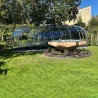 Igloo Terace Astreea Max panoramic modular, Policarbonat, panorama 360° complet aluminiu, 2 usi glisante, 4 dimensiuni