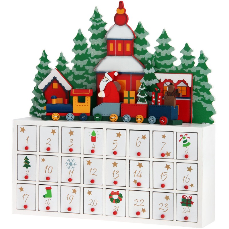 Calendar Advent cu 24 sertare Calendar Advent cu 24 sertare