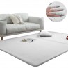 Covor Plusat, EGO-Rabbit, White, 3 cm grosime, spate Anti-Derapant, 200x300 cm, microfibra de matase Covor Plusat, EGO-Rabbit, White, 3 cm grosime, spate Anti-Derapant, 200x300 cm, microfibra de matase