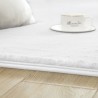 Covor Plusat, EGO-Rabbit, White, 3 cm grosime, spate Anti-Derapant, 200x300 cm, microfibra de matase Covor Plusat, EGO-Rabbit, White, 3 cm grosime, spate Anti-Derapant, 200x300 cm, microfibra de matase
