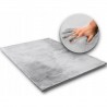 Covor Plusat, EGO-Rabbit, L Grey, 3 cm grosime, spate Anti-Derapant, 200x200 cm, microfibra de matase