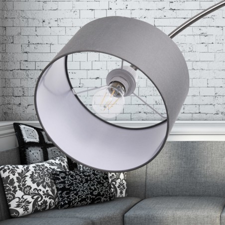 Lampadar cu baza de marmura Ego Aniela, reglabil pe inaltime, 180 cm, design gratios