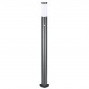 Stalp de iluminat ornamental EGO-Ivy din otel inoxidabil cu senzor de miscare, IP44, Antracit 100x11.7 cm