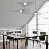Pendul EGO LED, 80 cm, E27, Negru/Alb, 230V, glob din plastic rezistent Pendul EGO LED, 80 cm, E27, Negru/Alb, 230V, glob din plastic rezistent
