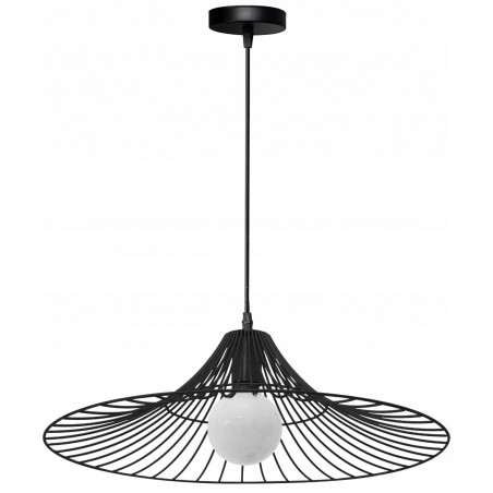 Pendul EGO Loft Round, E27, Negru, 230V, design unic