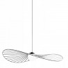 Pendul EGO LED, 60 cm, E27, Negru/Alb, 230V, glob din sticla alba