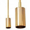 Pendul EGO Tube EYE, GU10, Auriu, 230V, abajur reglabil Pendul EGO Tube EYE, GU10, Auriu, 230V, abajur reglabil