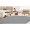 Covor Plusat, EGO-Rabbit, L Grey, 3 cm grosime, spate Anti-Derapant, 140x200 cm, microfibra de matase