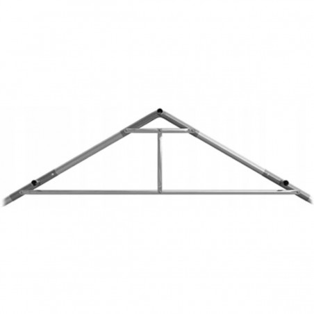 Cort profesional, Alb, 6x12 m, 12 ferestre + 2 intrari, cadru ranforsat din otel galvanizat, material PVC 560g/m2, impermeabil