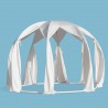 Igloo Astreea Canopy, iglu pavilion premium, complet aluminiu, iluminare Philips, sistem electric integrat, curte, piscina
