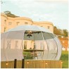 Igloo Astreea Umbrella, iglu pavilion premium, complet aluminiu, iluminare Philips, sistem electric integrat, curte, piscina