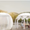 Igloo Astreea Umbrella, iglu pavilion premium, complet aluminiu, iluminare Philips, sistem electric integrat, curte, piscina