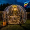 Igloo Astreea Crystal Pvc, iglu pavilion premium, complet aluminiu, iluminare Philips, sistem electric integrat, curte, piscina